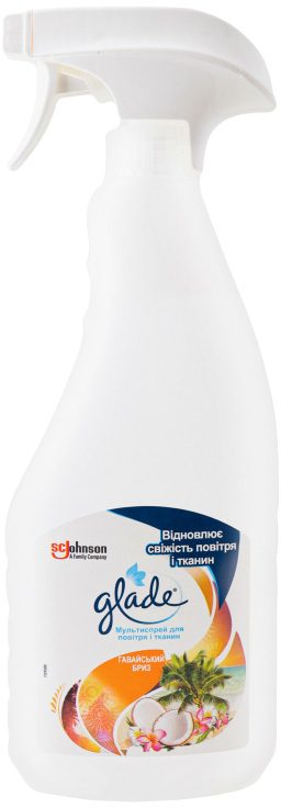 Освіжувач повітря і тканин GLADE Гавайський бриз 500 мл (5000204222586)